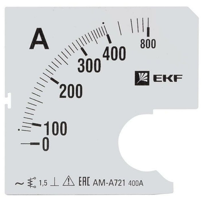 Шкала сменная для A721 400/5А-1.5 PROxima EKF s-a721-400 1шт