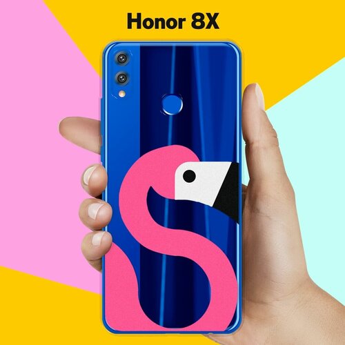 Силиконовый чехол на Honor 8X Фламинго / для Хонор 8 Икс силиконовый чехол фламинго на honor 8x