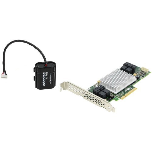 Контроллер SAS/SATA RAID Adaptec ASR-81605ZQ контроллер sas sata raid adaptec asr 8885