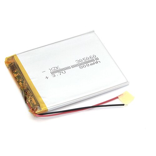 аккумулятор li po 3 7v 800mah jst Аккумулятор Li-Pol (батарея) 3*50*60мм 2pin 3.7V/800mAh