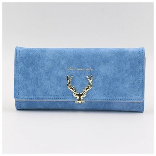 фото Кошелек , фактура матовая, голубой wasabi trend