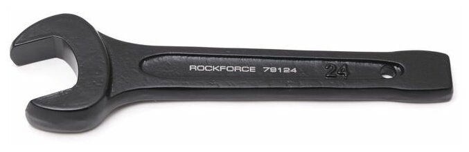 Ключ рожковый 24мм RF-79124 ударный односторонний (L-165мм) ROCKFORCE