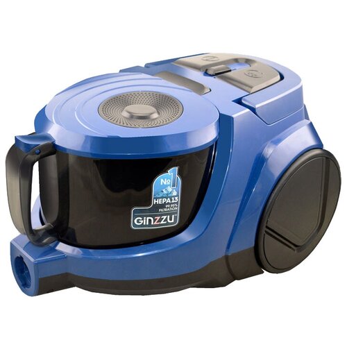 Пылесос Ginzzu VS438 черно-синий 529000₽