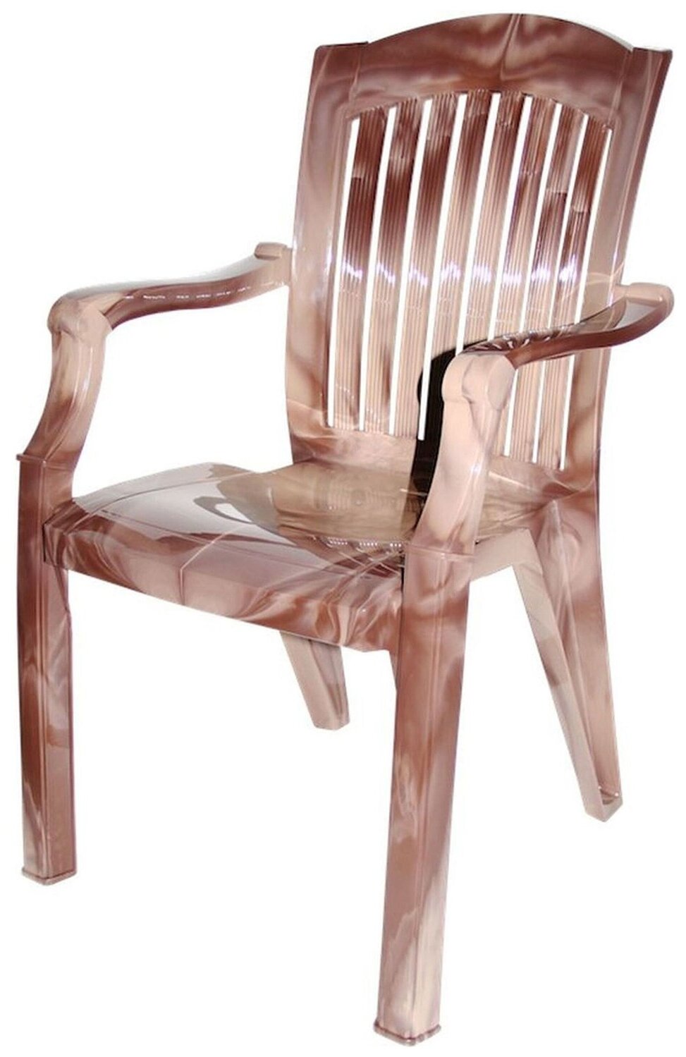 Кресло пластиковое Премиум-1 Лессир 110-0010, 560х450х900мм, цвет макоре