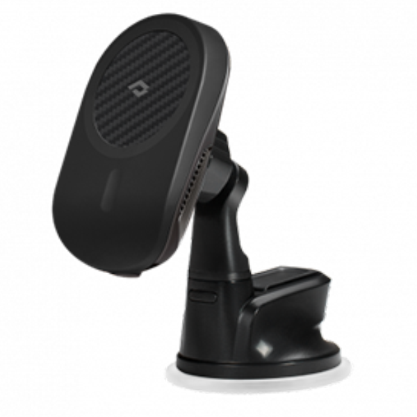 Автомобильный держатель Pitaka MagEZ Car Mount Pro 2.0 Suction Cup с беспроводной зарядкой (CMS4001Q)