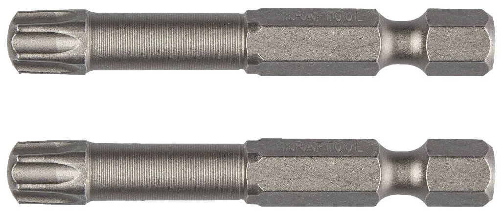 Биты ""x-drive"" торсионные кованые, обточенные, Kraftool 26125-30-50-2, Cr-Mo сталь, тип хвостовика .