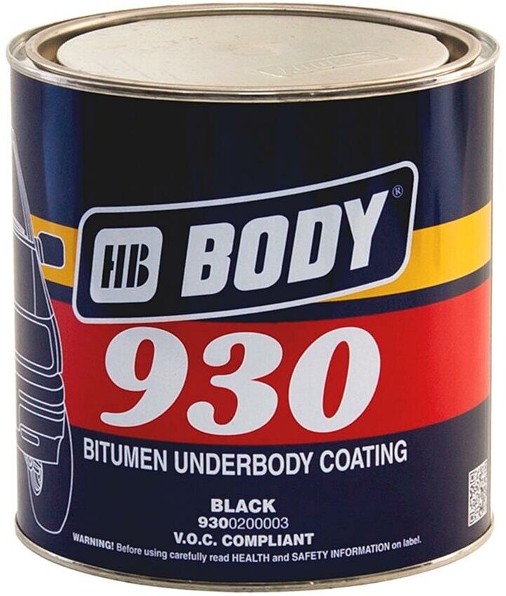 Антикор автомобильный Body 930 Underbody Coating черный 2,5 кг.