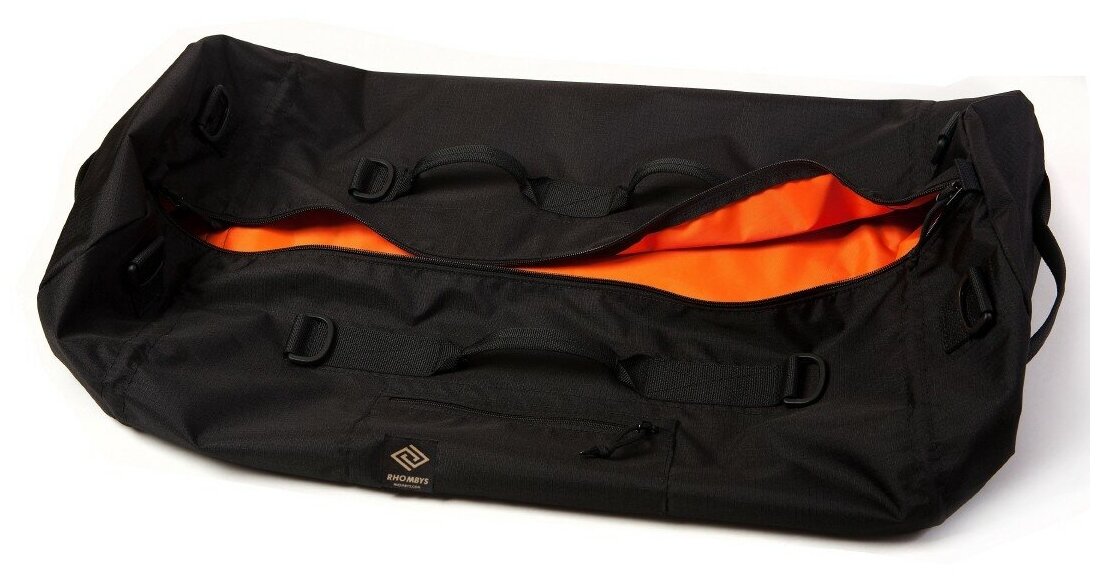 Сумка рюкзак трансформер «RHOMBYS» (Ромбус) Флекс чёрный - фотография № 8