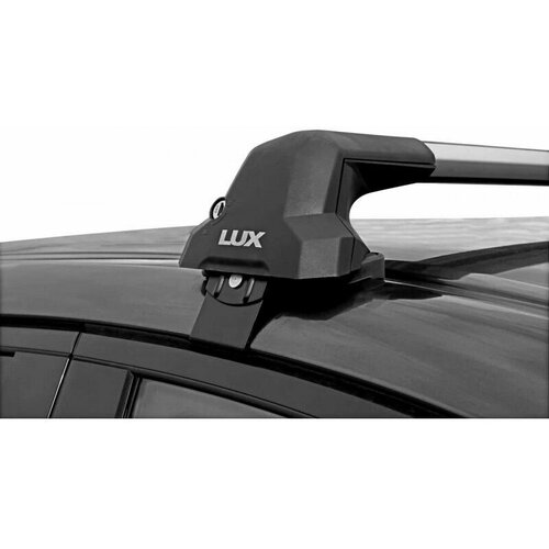 Багажник LUX CITY (серый) на Volkswagen Golf VIII хэтчбек 2019-. гладкая крыша КА3 LUX Golf19n арт.601645-600716