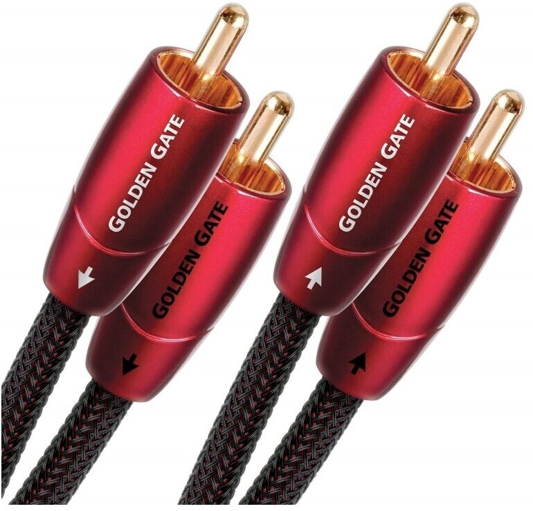 AudioQuest Golden Gate (2RCA-2RCA) межблочный кабель 5.0 m