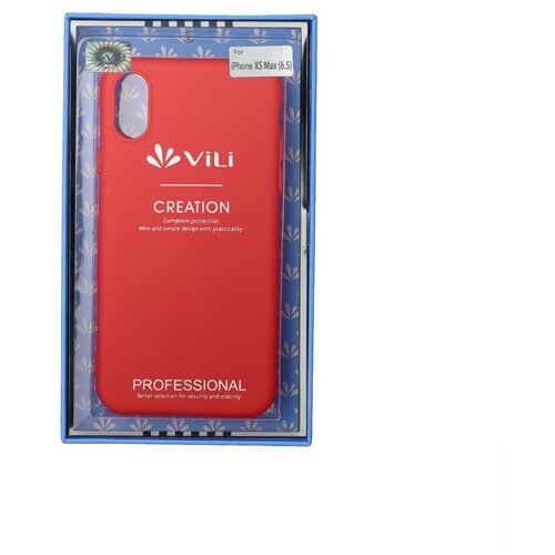 Клип-кейс Vili iPhone XS Max красный