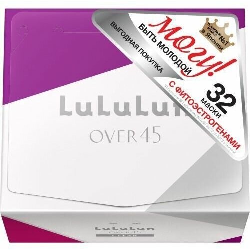 LULULUN Маска улучшение тона и тонуса зрелой кожи Over 45 Blue Iris 32