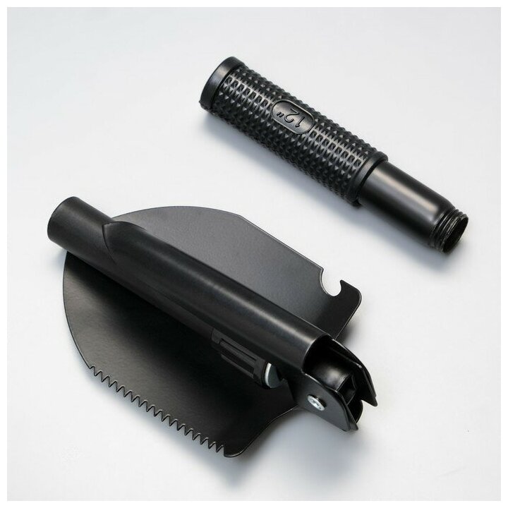 FlashMe Лопата складная "Терминатор" в чехле, 42 см, черная - фотография № 2