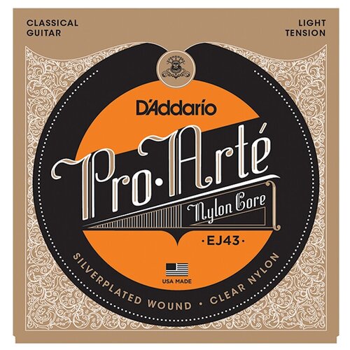 фото Ej43 pro arte струны для классической гитары нейлоновые light d`addario d'addario