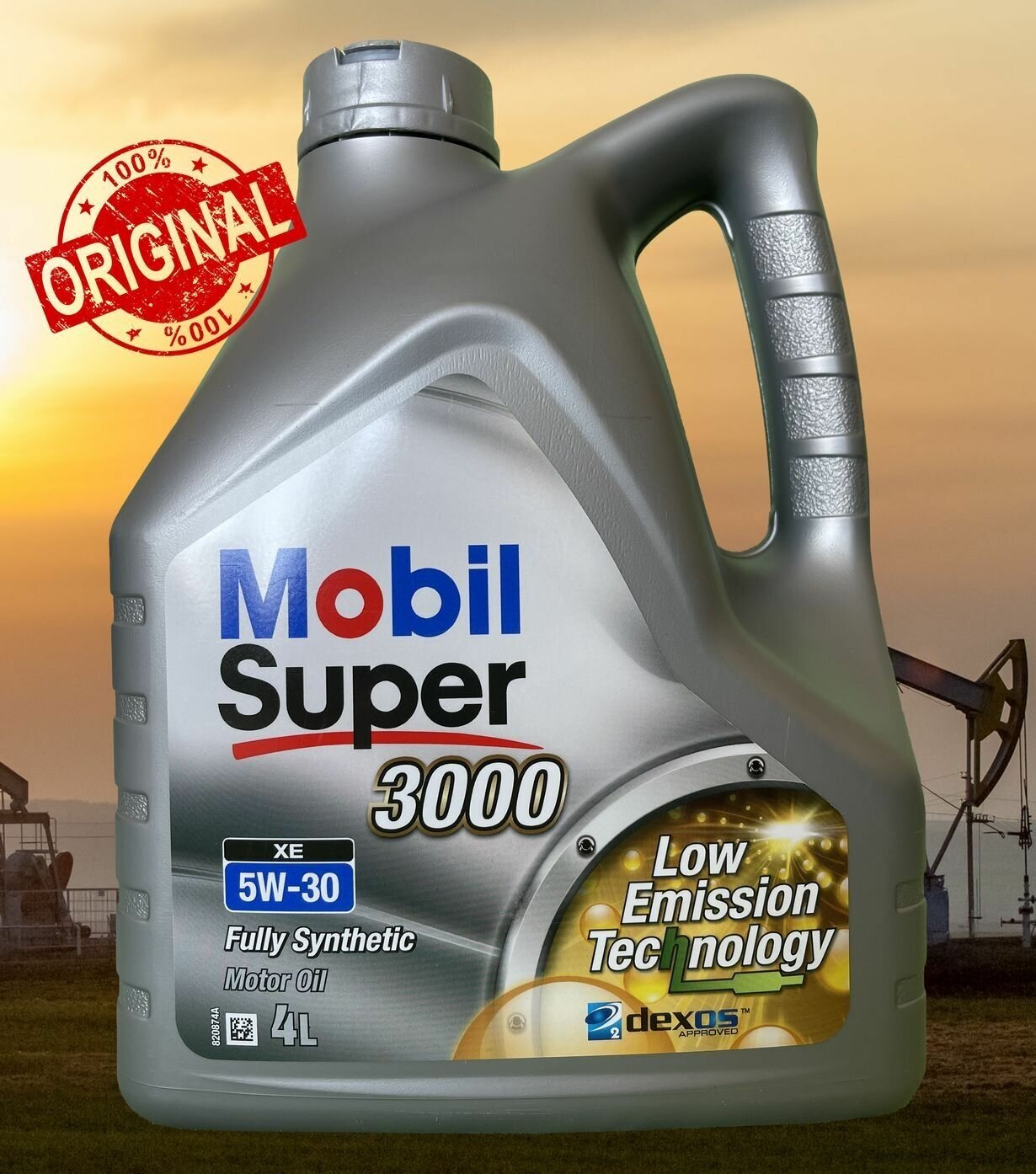 Синтетическое моторное масло MOBIL Super 3000 XE 5W-30, 4 л, 1 шт.