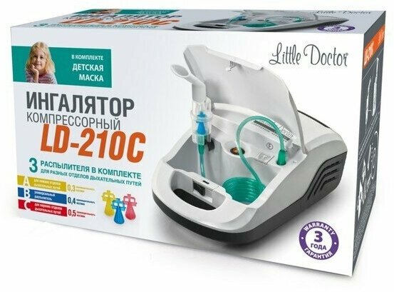 Ингалятор Little Doctor (Литл Доктор) LD-210C компрессорный Little Doctor International - фото №14