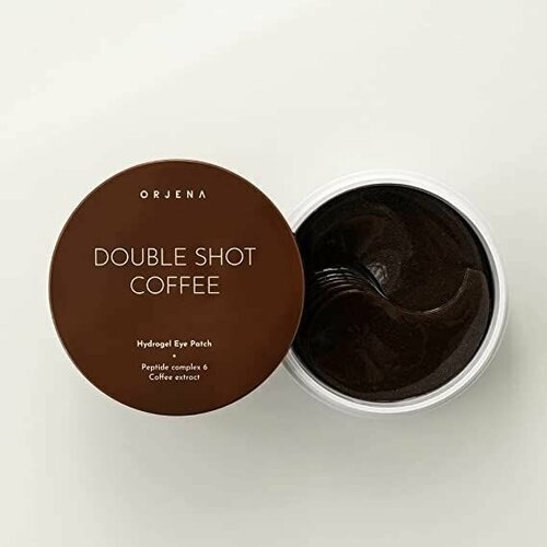 ORJENA Гидрогелевые патчи с кофеином Double Shot Coffee Hydrogel Eye Patches
