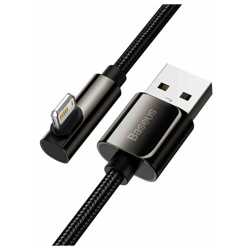 Кабель BASEUS USB-Lightning 2 м черный аксессуар baseus explorer series auto power off usb lightning 2 4a 2m black cats000501