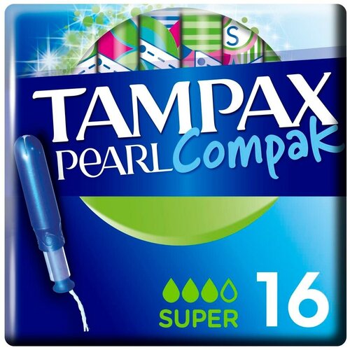 Tampax Тампоны Compak Pearl Super 16 шт