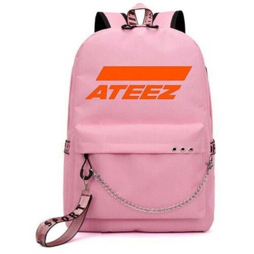 фото Рюкзак атиз (ateez) розовый с цепью №1 noname