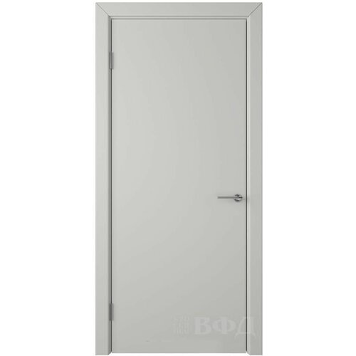 Межкомнатная дверь VFD Niuta ДГ, эмаль светло-серая 2000*800.Комплект (полотно,коробка,наличник)