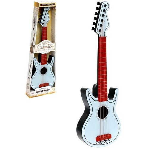 гитара djeco 6 струн Игрушка музыкальная «Гитара», 6 струн, цвета микс