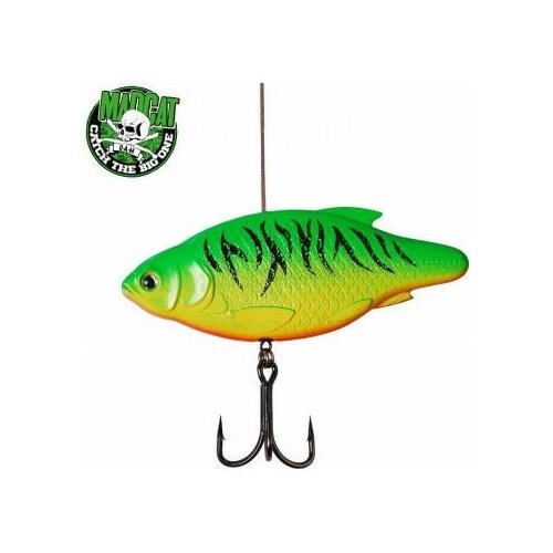 Блесна вертикальная MADCAT INLINE RATTLER FIRETIGER 90гр 2330₽