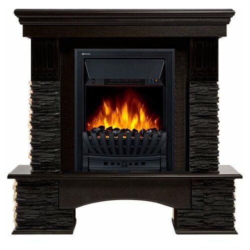 Портал Firelight Pietra Nuovo Classic сланец чёрный, шпон венге портал firelight pietra nuovo 25