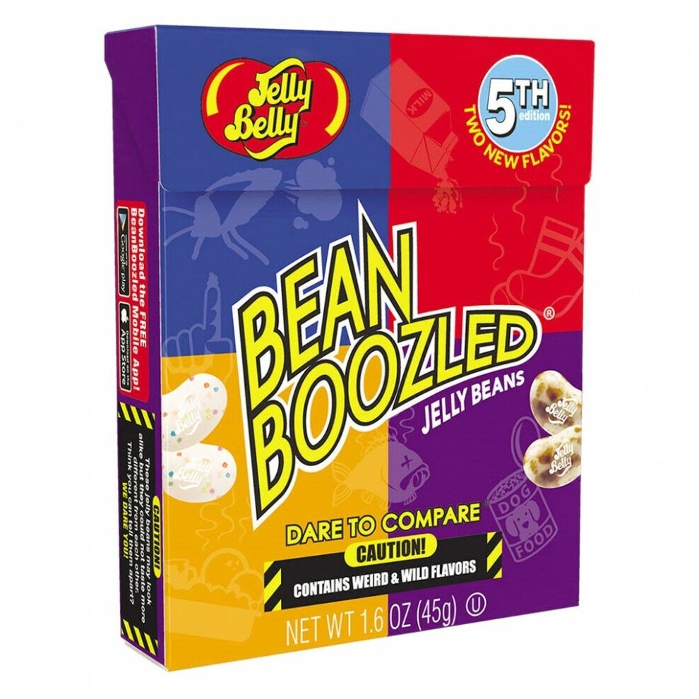 Драже жевательное Jelly Belly ассорти Bean Boozled 6 версия 45гр - фотография № 1