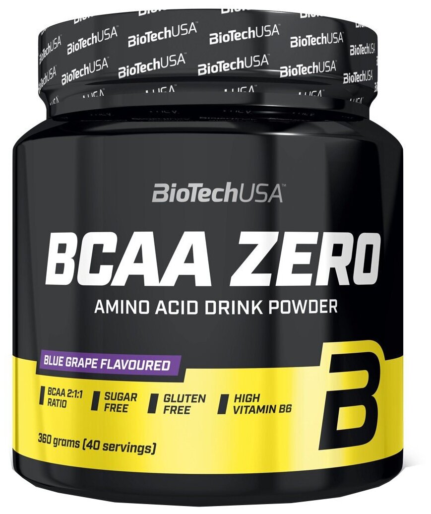 BioTech BCAA Zero (360 гр) - Синий Виноград