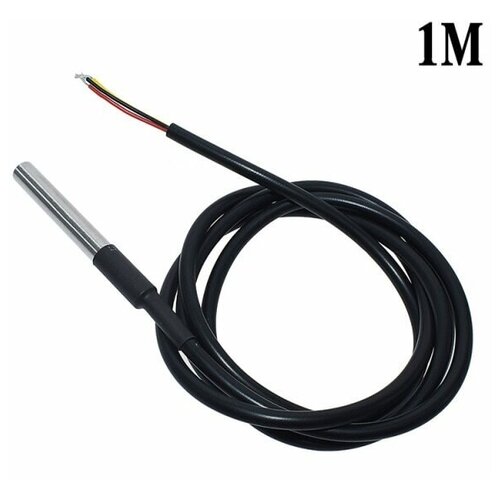 Водонепроницаемый датчик температуры DS1820, кабель 1 метр, герметичный IP67 водонепроницаемый датчик температуры ds1820 кабель 1 метр герметичный ip67 для arduino