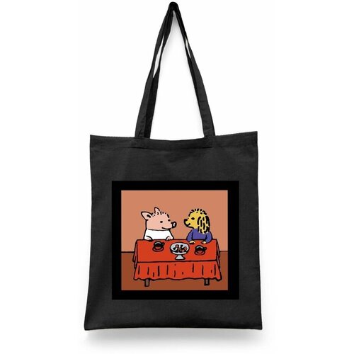 фото Сумка шоппер каждому своё, черный