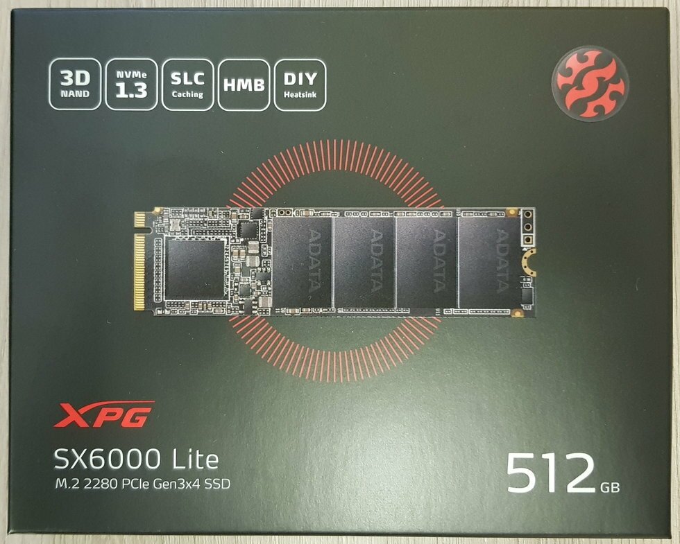 SSD накопитель A-DATA XPG SX6000 Lite 512Гб, M.2 2280, PCI-E x4, NVMe - фото №16