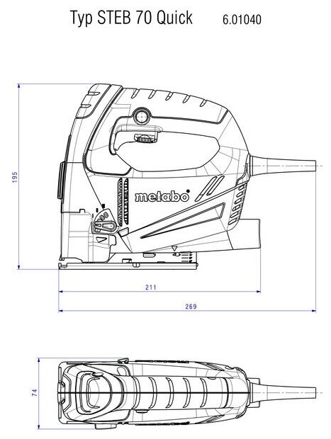 Электролобзик Metabo - фото №2