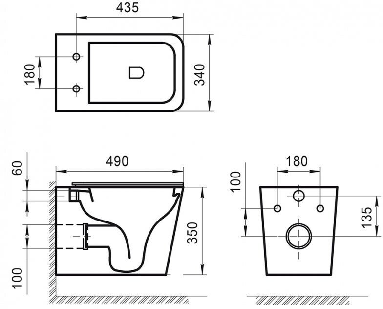 Унитаз подвесной BelBagno Ardente-R безободковый BB520CHR/BB2322SC - фотография № 2