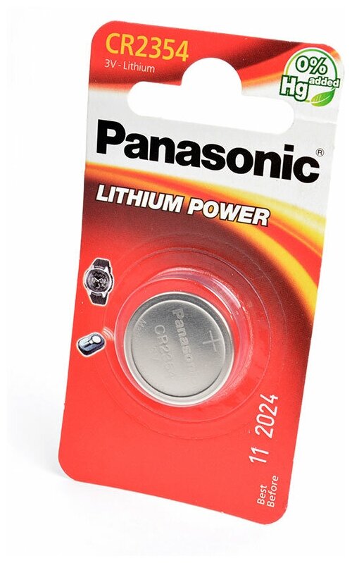 Батарейки Panasonic CR2354 Lithium Power CR-2354EL/1B BL1