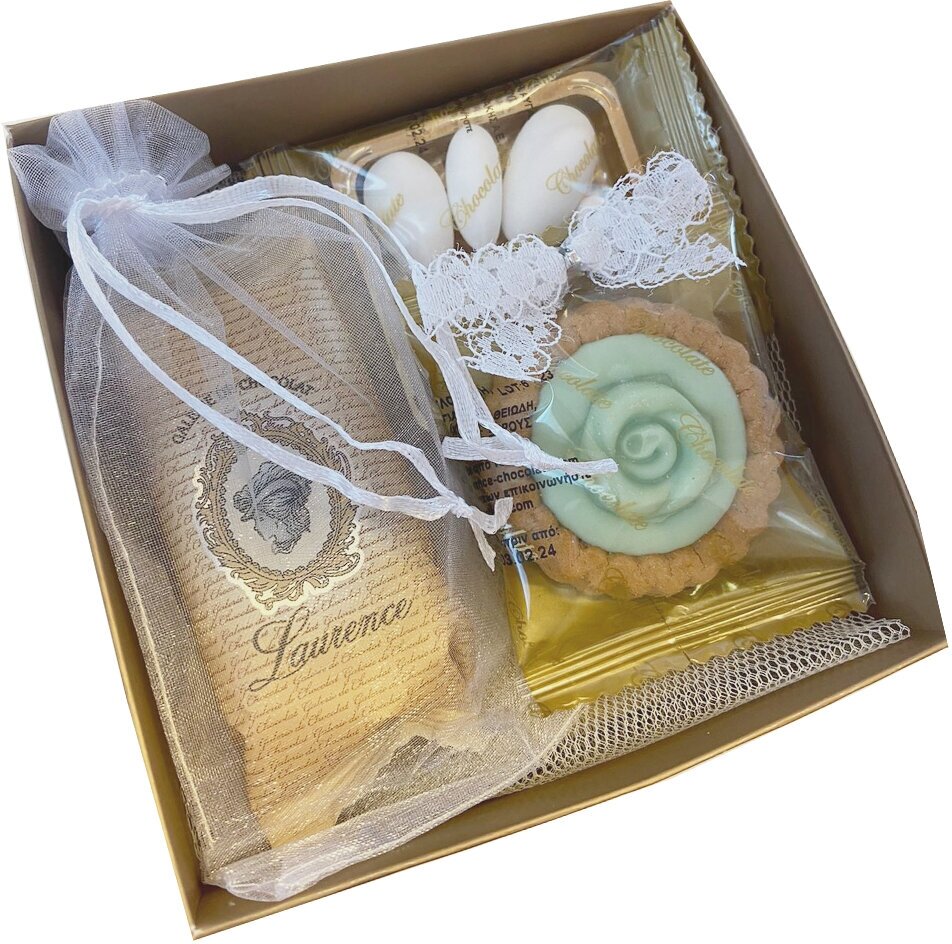 Laurence подарочный набор сладостей в зелёной упаковке без окна 75г (Греция) - фотография № 2
