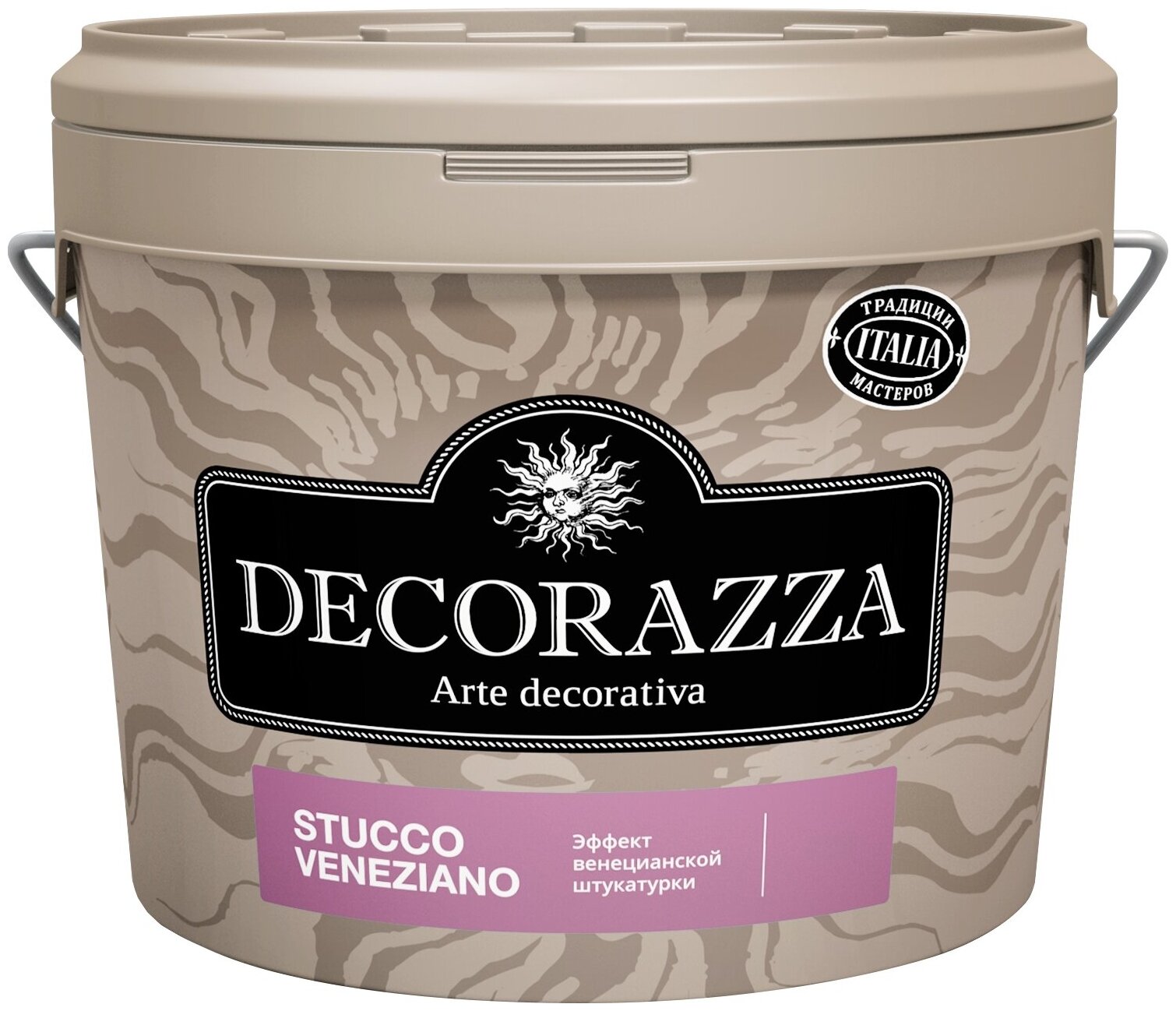 Декоративное покрытие с эффектом венецианской штукатурки Decorazza Stucco Veneziano (4кг)