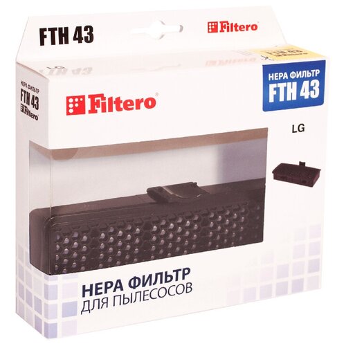 Filtero HEPA-фильтр FTH 43, 1 шт. filter фильтр для пылесосов lg filtero fth 41 lge hepa