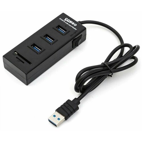 Концентратор USB 2.0 (3*USB, TF, SD) Орбита OT-PCR05