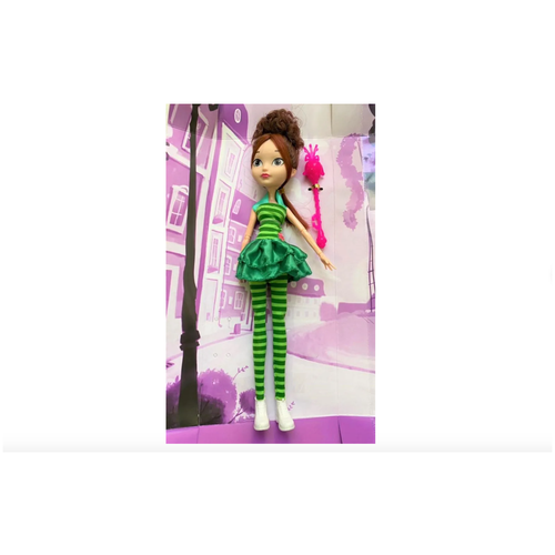 фото Игрушка для девочек кукла-волшебница маша белые туфли (зеленая) big-store