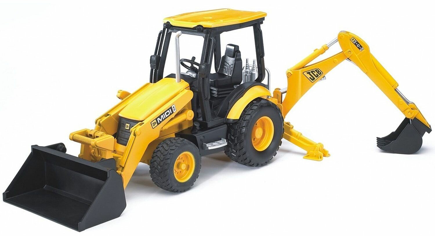 Bruder Брудер Экскаватор-погрузчик колёсный JCB MIDI CX 02-427 с 3 до 7 лет