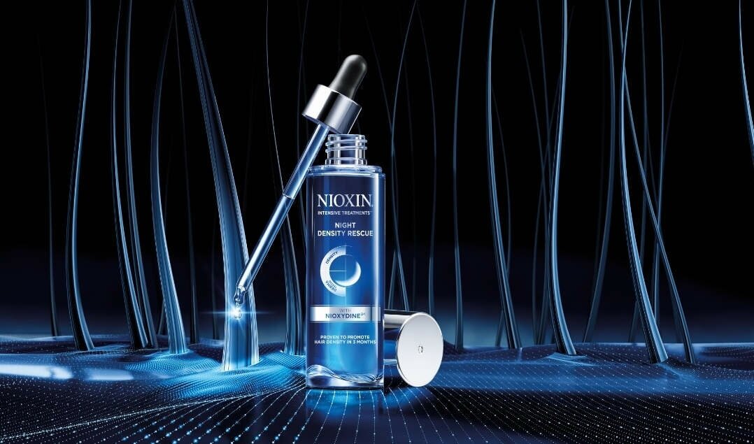 Nioxin 3D Intensive Therapy Night Density Rescue - Ниоксин 3Д Интенсив Ночная сыворотка для густоты волос, 70 мл -