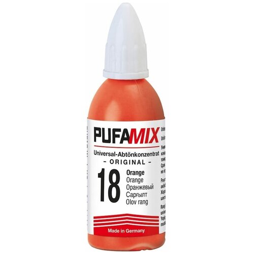 Колер Рufamix К18 Оранжевый Универсальный (концентрат для тонирования) 20 ml PUFAS