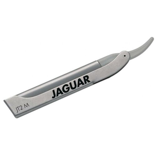 Парикмахерская складная бритва JAGUAR JT2 M с металлической ручкой, лезвие 39,4 мм, серебристая 39022
