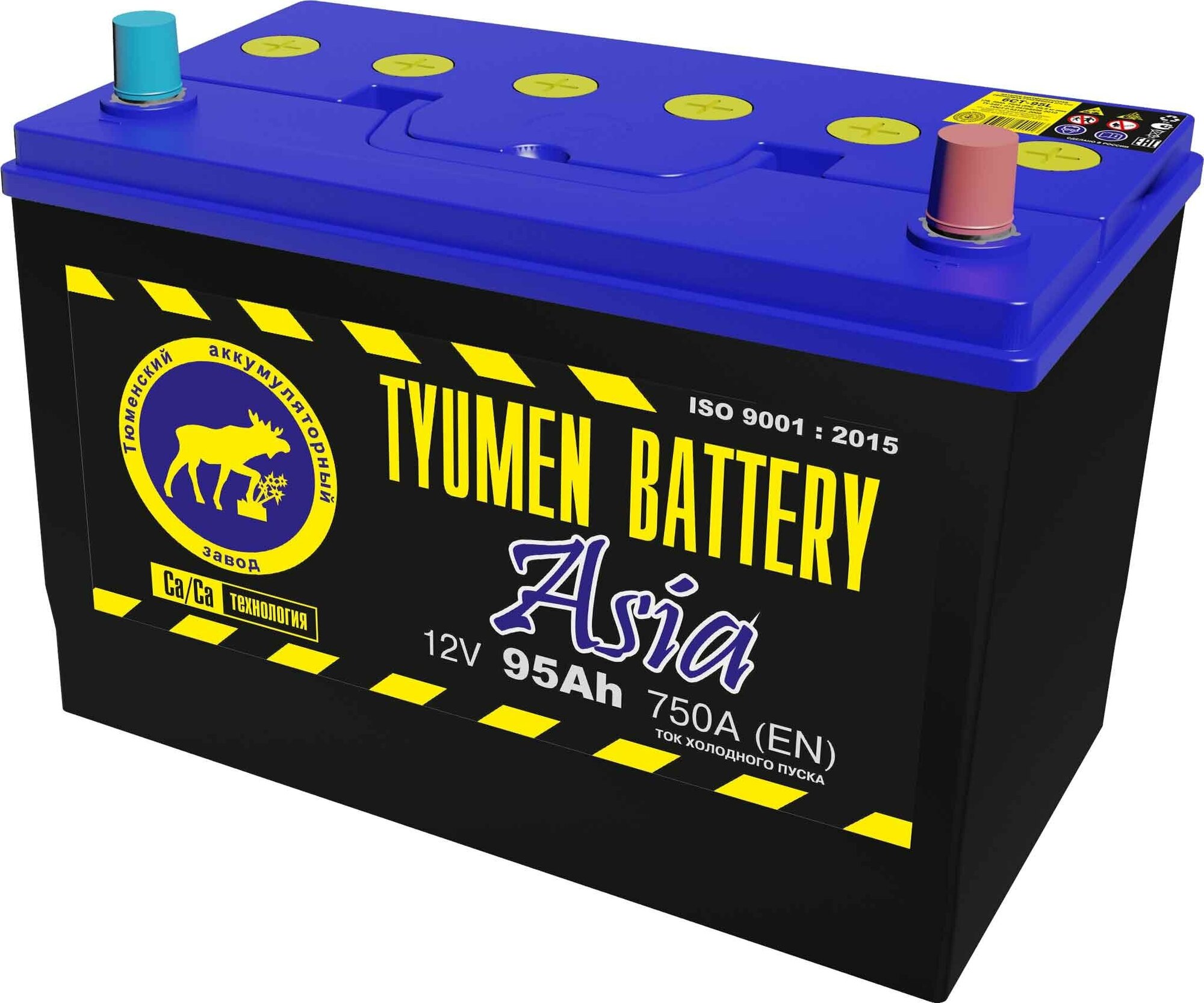 Аккумулятор Tyumen Battery Asia 95 А. ч обр. пол. 750A (306x173x225) 115D31L