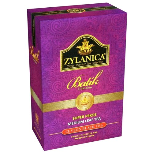Чай черный Zylanica Batik collection Super Pekoe, 100 г