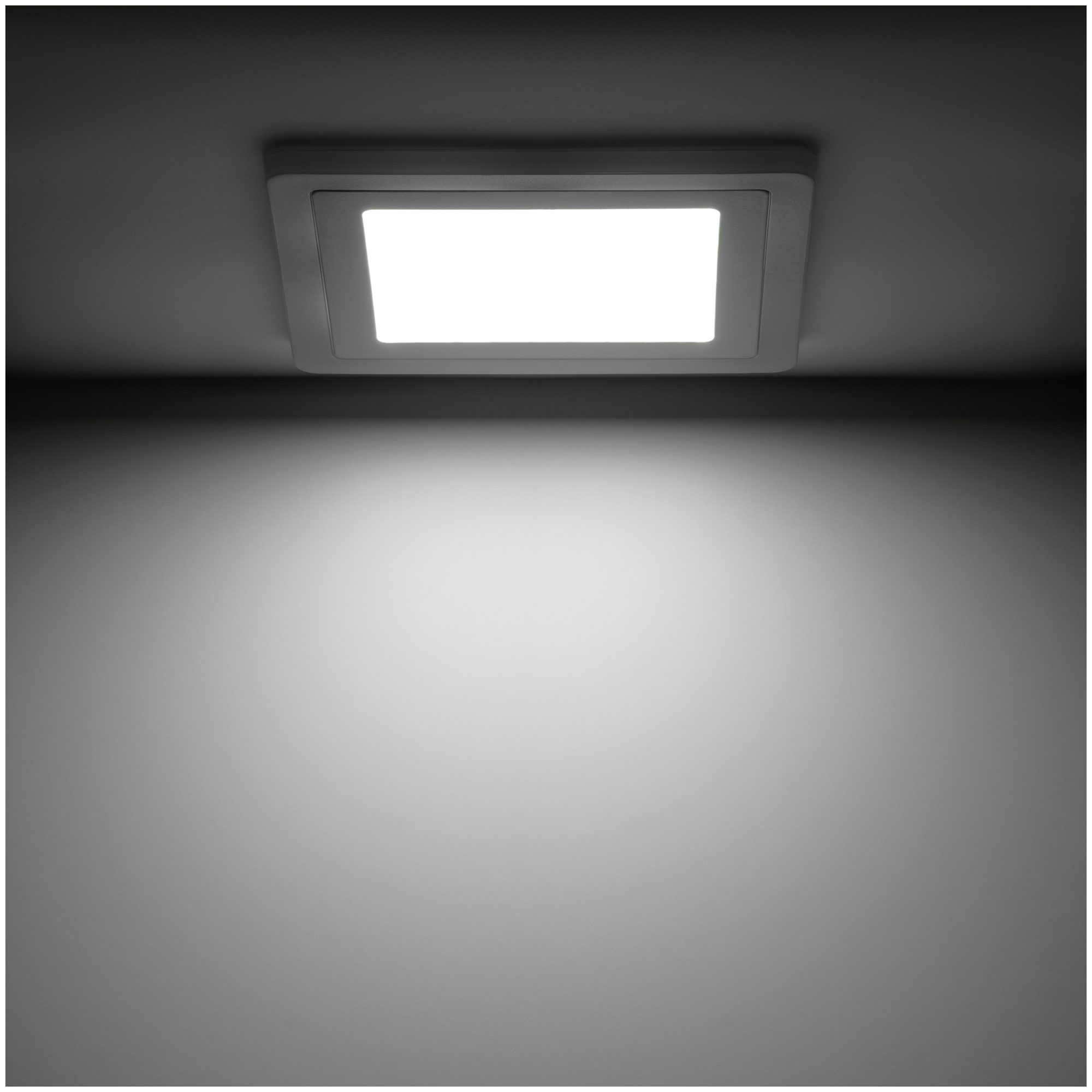 Светильник точечный светодиодный встраиваемый Gauss Backlight RGB BL425 под отверстие 170 мм, 4 м², RGB, цвет белый - фото №4