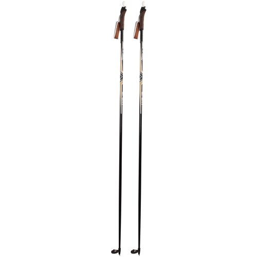 Детские лыжные палки STC Sport, 175 см, черный