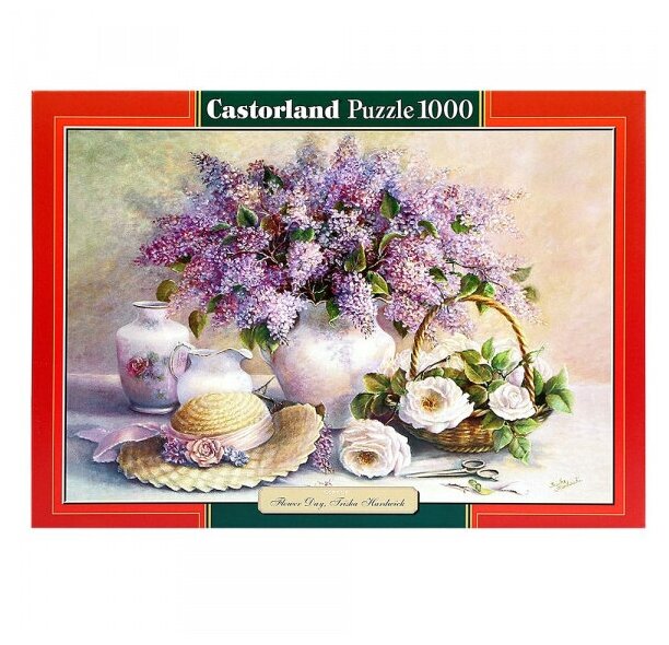 Пазл «Цветы – Живопись» 1000 элементов, Castorland